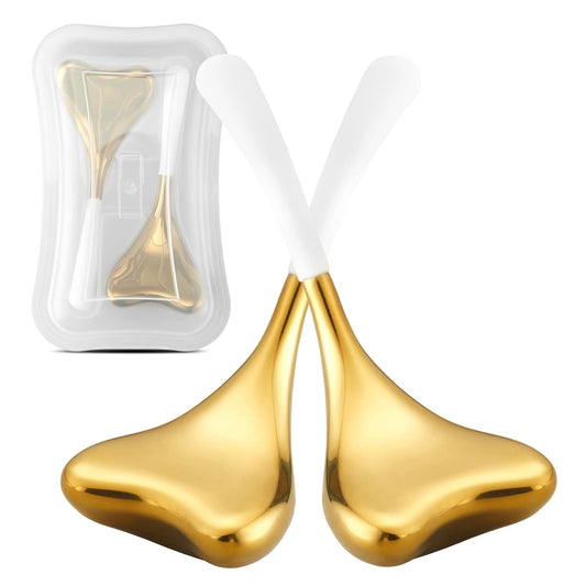 Running man Ice Globes -Facial Skin Care Tools for Women, Cryo Sticks -Unbreakable Stainless Steel and Special Design, Esthetician Supplies Cooling Spa Globes