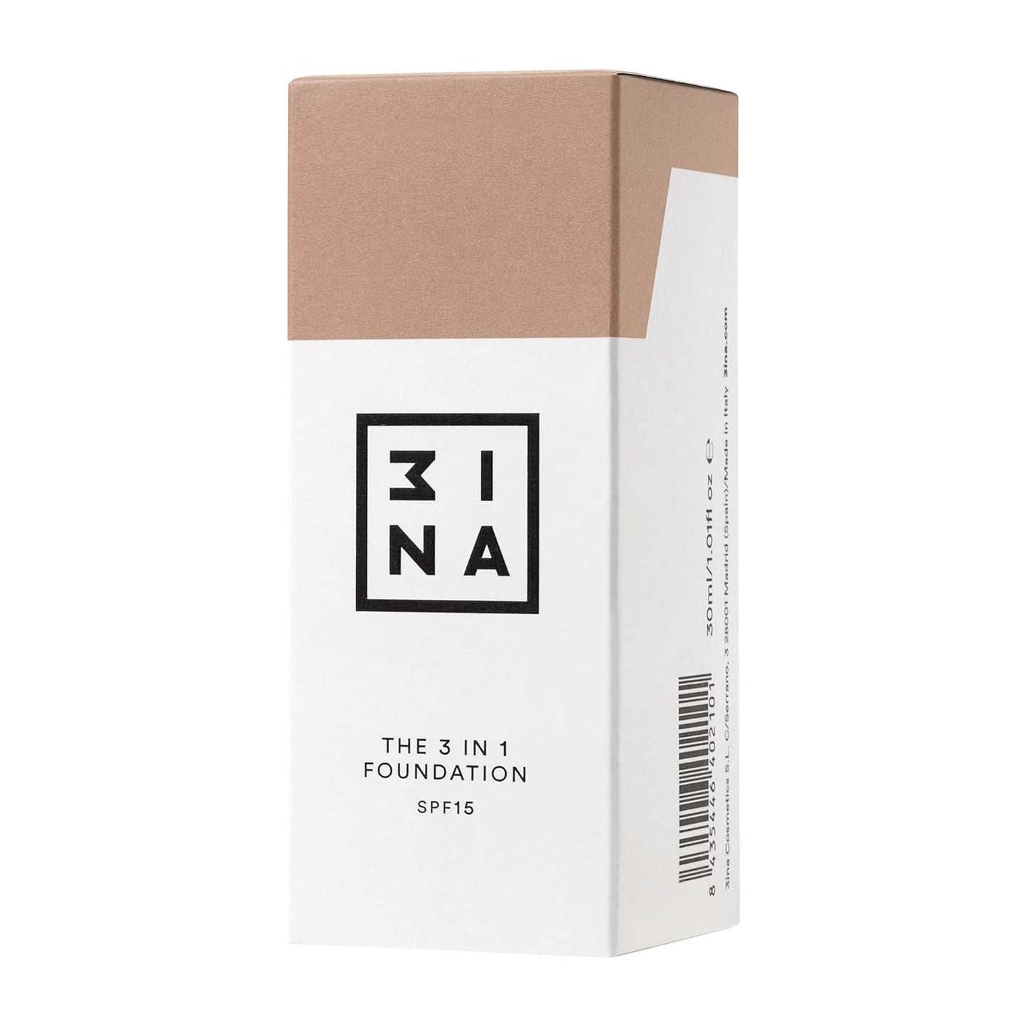 3INA The 3-In-1 Foundation 203 - Vegan Formula - Combination Of Primer, Concealer And Foundation - Medium Coverage - Natural Finish - Perfect For Covering Lines And Blemishes - Long Lasting - 1.01 Oz