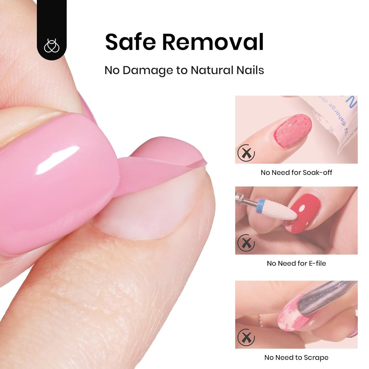 Beetles Peel‑Off Gel Base Coat 15 ml – Easy Removal Base Gel Nail Polish UV/LED Soak‑Off, Damage‑Free Low‑Odor 7‑10 Day Long‑Lasting, Beginner & Salon Friendly