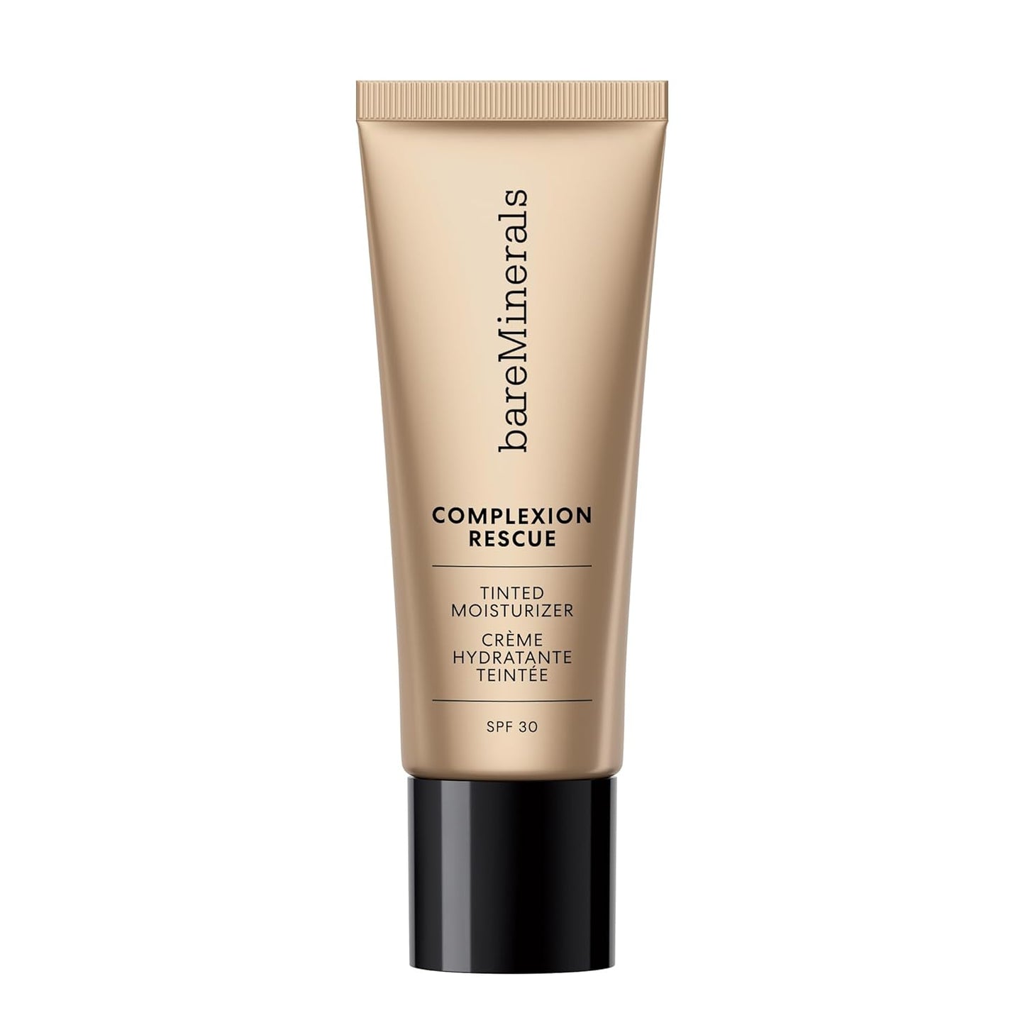 bareMinerals Complexion Rescue Tinted Moisturizer for Face with SPF 30 + Hyaluronic Acid, Hydrating Tinted Mineral Sunscreen for Face, Skin Tint, Vegan (Mahogany 11.5)