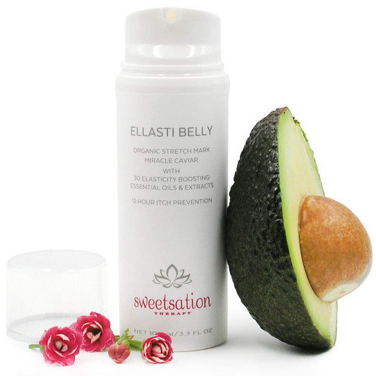 Ellasti Belly Organic Stretch Mark Miracle Caviar, 3.3oz Prevent stretch marks during pregnancy. Boost skin elasticity.