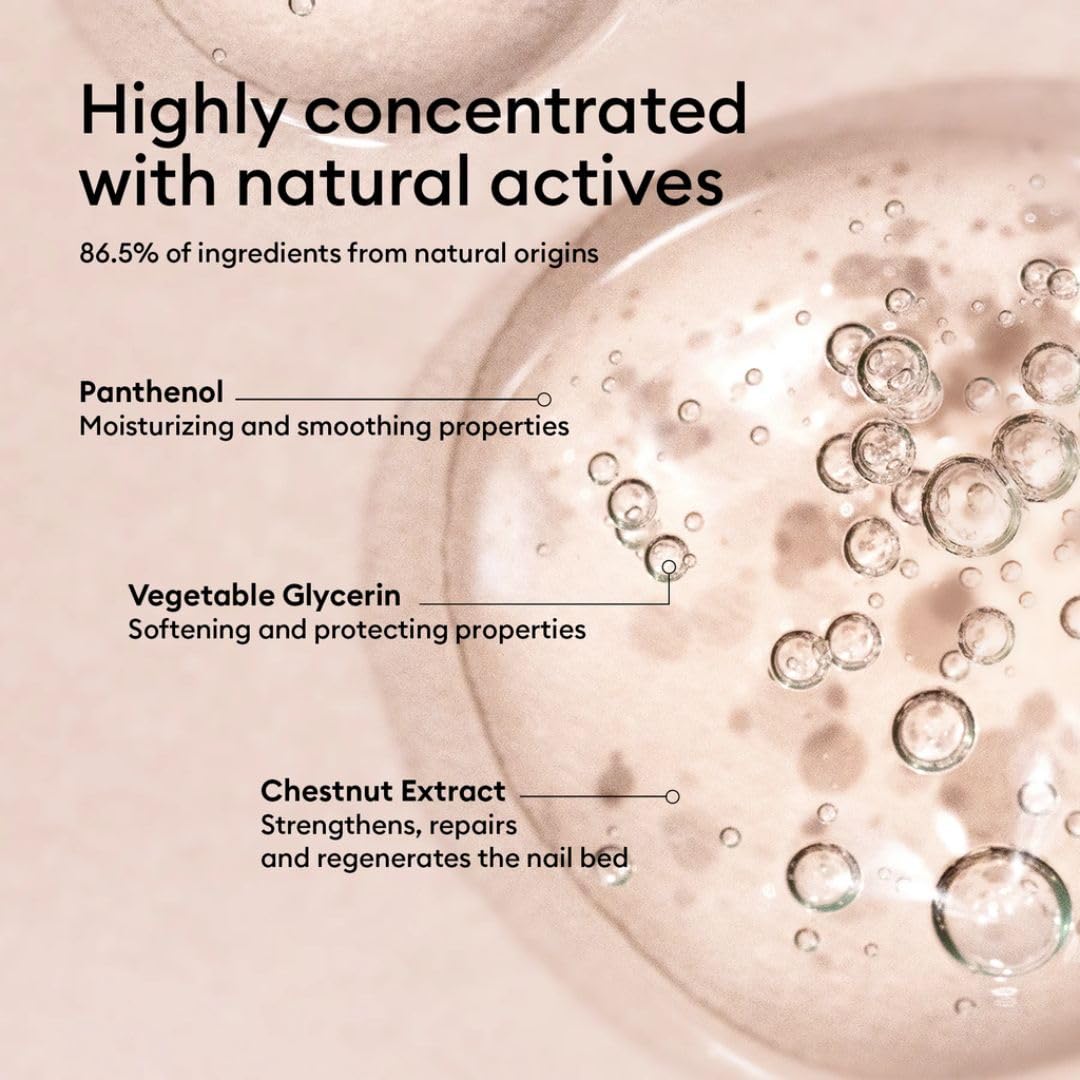 Manucurist - Complete Serum, Care for Damaged Nails and Cuticles, Hydrates and Regenerates Nails which Break Easily, Non-Greasy Gel Texture, Up to 86.5% Bio-sourced, Made in France, 0.5 fl oz