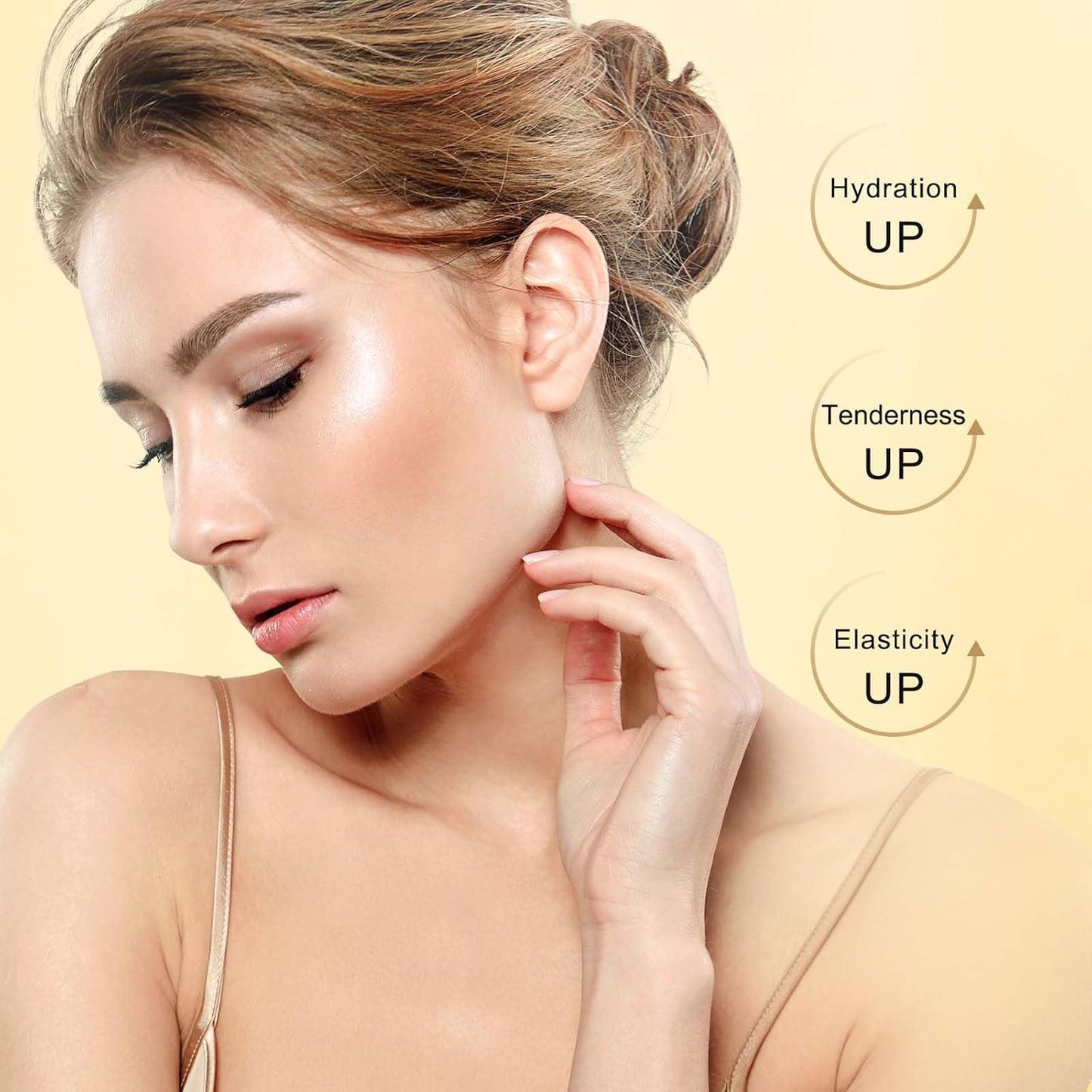 skincare set Anti Aging Skin 10-piece Daily Care Routine Kit With Vitamin C and Peptides Facial Cleanser Eye Mask Toner Serum Eye Cream Lotion Cream Lady Cream Gifts sets for Valentine's Day