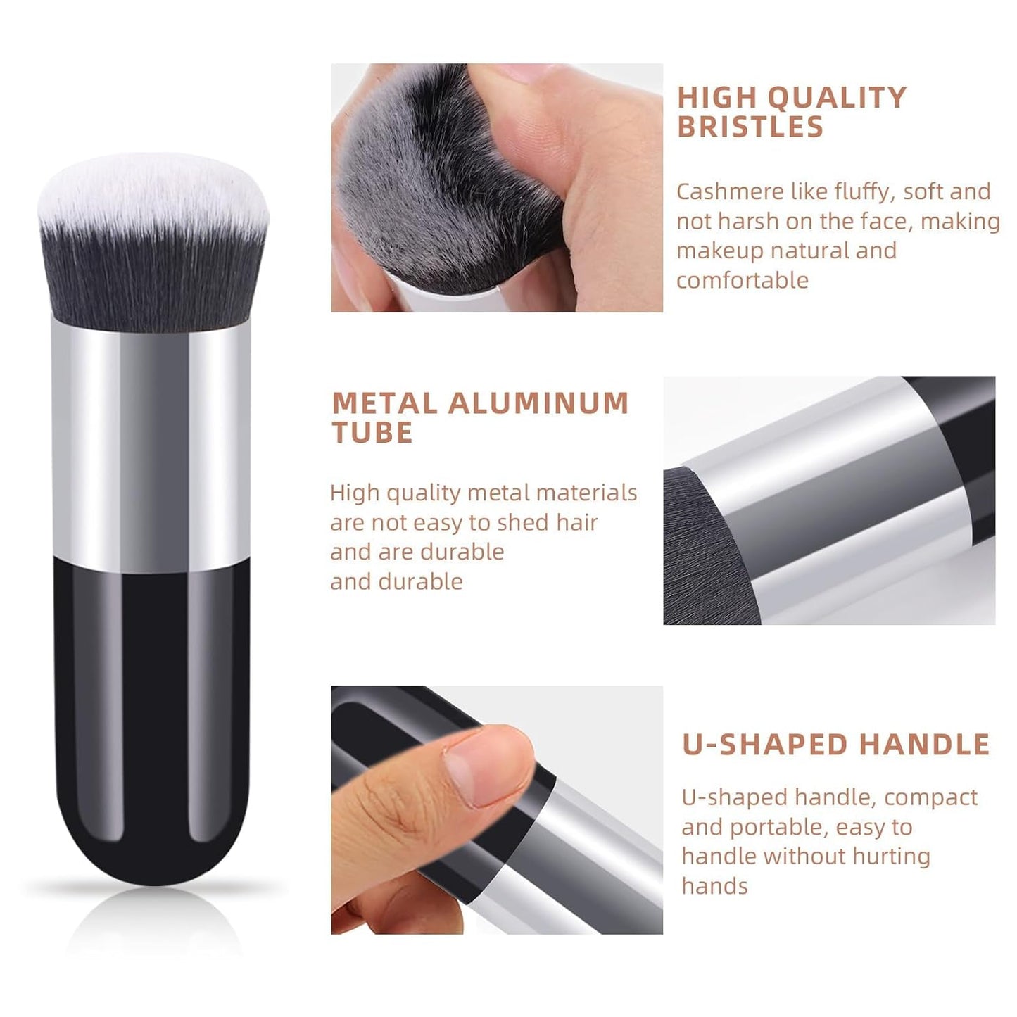 Cream Blush Stick for Cheeks, Multi-Use Makeup Blush Stick for Eyes Lips Face, Travel-Friendly Tinted Solid Moisturizer Matte Blush, Natural Glow Blendable Smooth Blusher with Brush-Hot Red