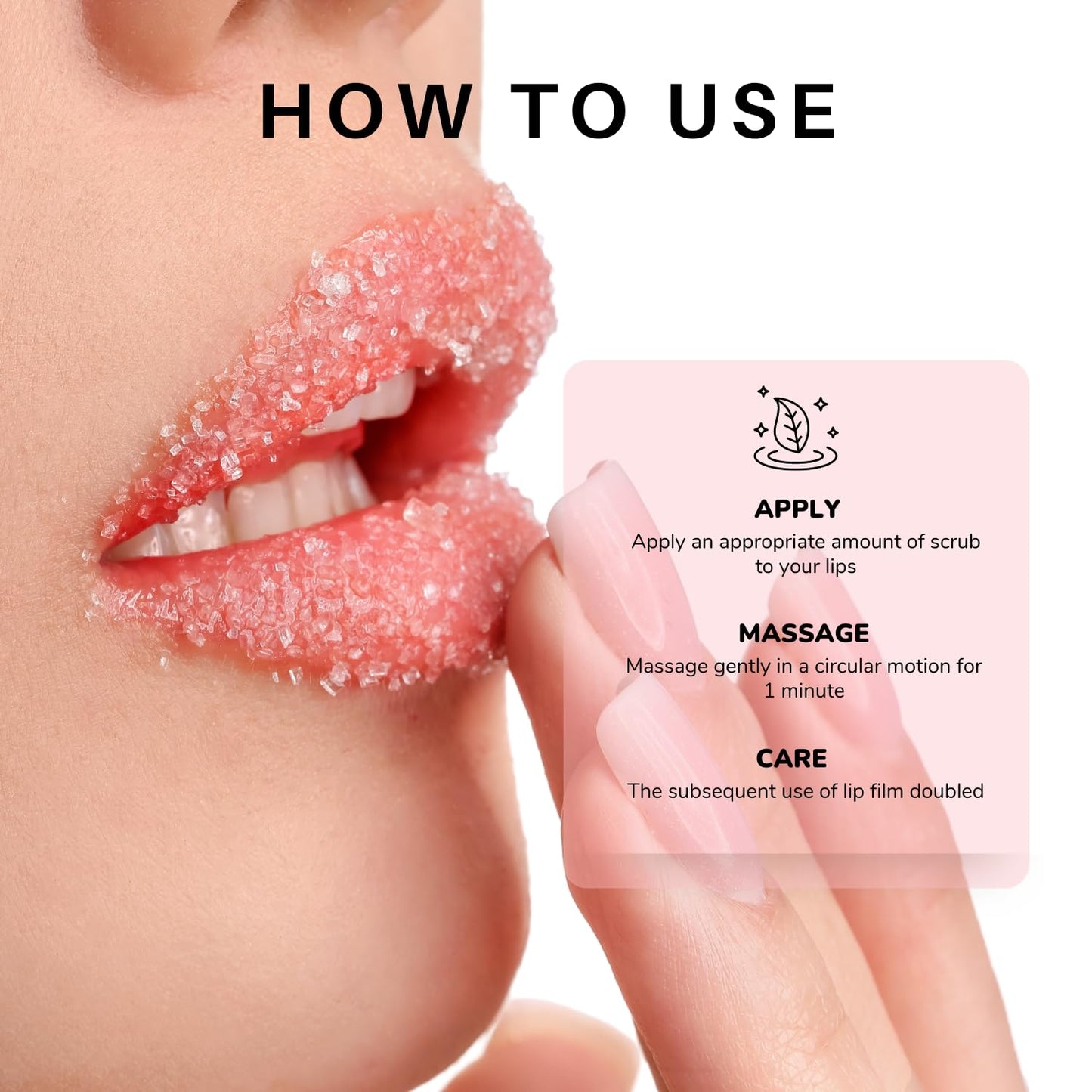 Lip Mask & Scrub Set(Strawberry + Honey + VC), Overnight Moisturizer for Cracked & Dry Lips Care, Hydrating Plumper Kit, Sugar Exfoliator Gift for Women