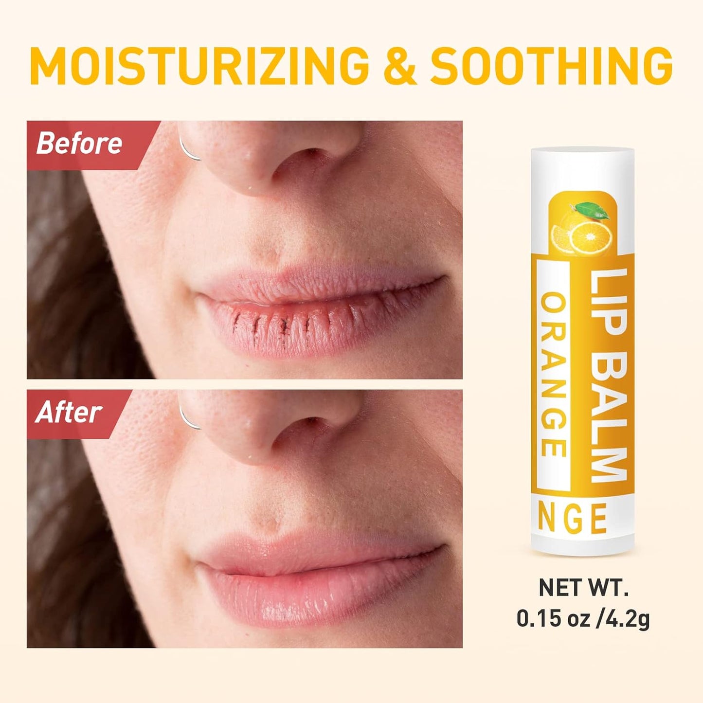 DMSKY 12 Pack Lip Balm, Natural Lip Balm Bulk with Vitamin E and Coconut Oil, Moisturizing Lip Balm for Dry Cracked Lips, Lip Balm for Stocking Stuffers - 12 Flavors