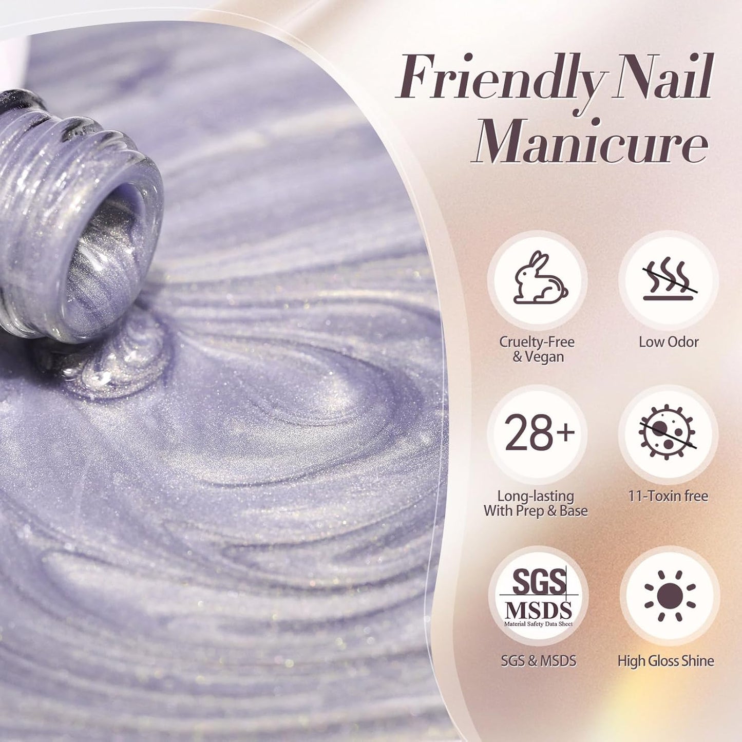 Born Pretty Magnetic Gel Nail Polish Set,Cat Magnetic Eye Gel Jelly Glass Crystal Magnetic Gel Polish Nail Art Manicure Kit 6PCS