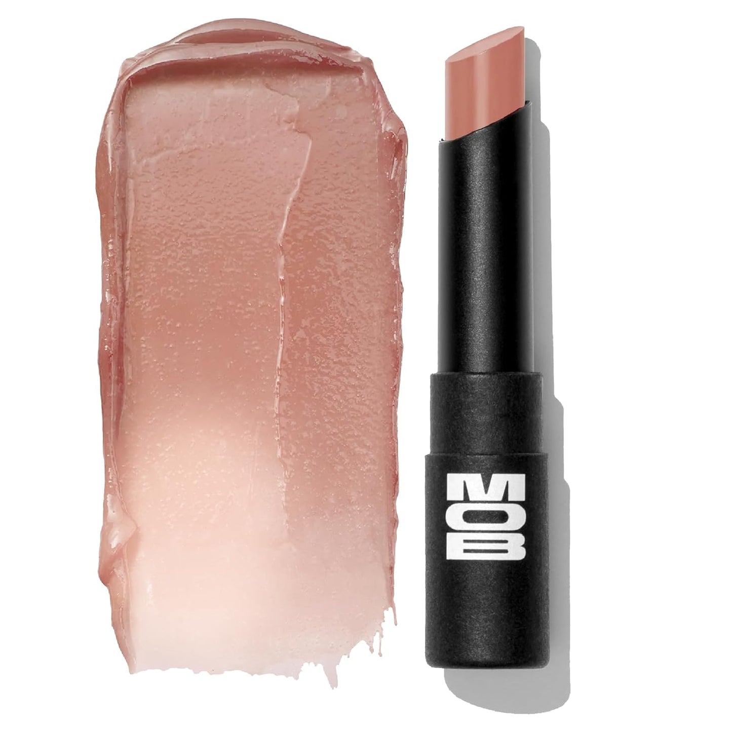 MOB Beauty Hydrating Shine Lip Balm M139 Cool Nude – Tinted Lip Balm Stick with Jojoba & Sunflower Oils, Clean Vegan Organic Lip Care for Nourished, Glossy Lips