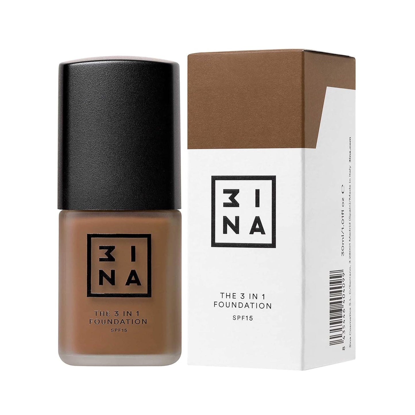 3INA The 3-In-1 Foundation 223 - Vegan Formula - Combination Of Primer, Concealer And Foundation - Medium Coverage - Natural Finish - Perfect For Covering Lines And Blemishes - Long Lasting - 1.01 Oz