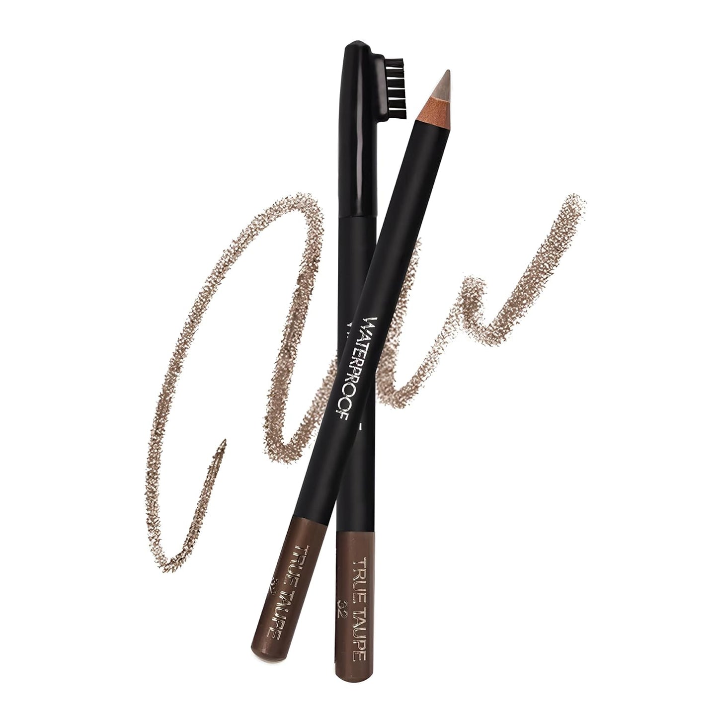 Sorme Cosmetics Waterproof Eyebrow Pencil (True Taupe) | Natural Defining Brow Liner with Brush | Smudge-Proof & Waterproof Eyebrow Makeup | Nourishing Eye Brow Pencil for All Skin Types