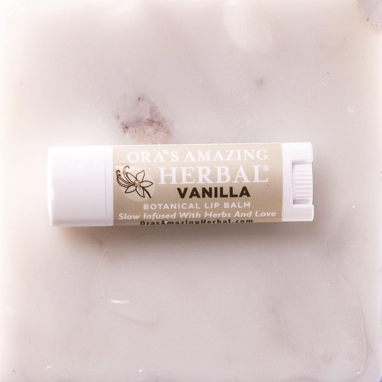 Soothing Natural Vanilla Lip Balm, Beeswax, Calendula Lip Balm, Dry Cracked Lips, Perioral Dermatitis, Organic Coconut Oil No Synthetic Fragrance