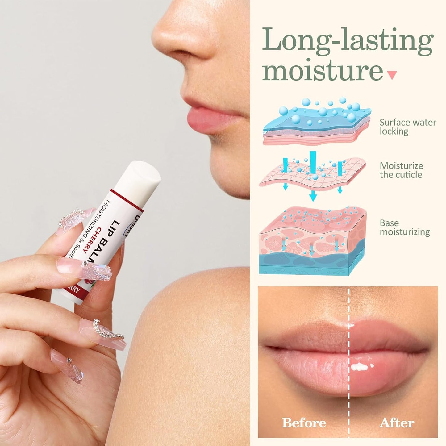 Dmsky Fruit Lip Balm Bulk - Hydrating for Men, Women, Kids - 0.15 Oz, 20 Count (Pack of 1)