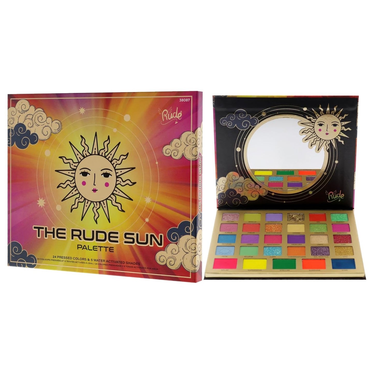 RUDE The Rude Sun Palette by Rude Cosmetics for Women - 1 Pc Palette
