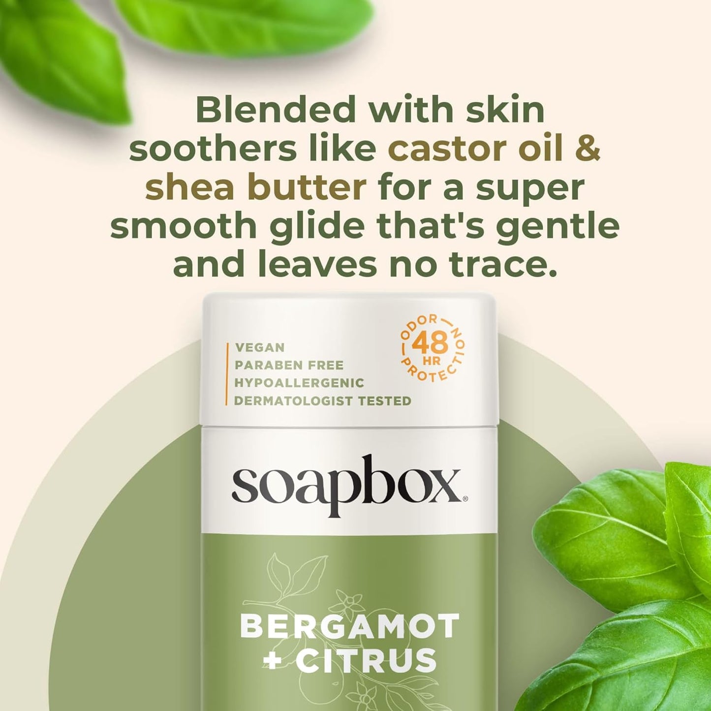 Soapbox Aluminum Free Deodorant, 2 Pack Bergamot & Citrus and Coconut & Vanilla Scented Deodorant, Scented Aluminum-Free Natural Deodorants, 2.65oz