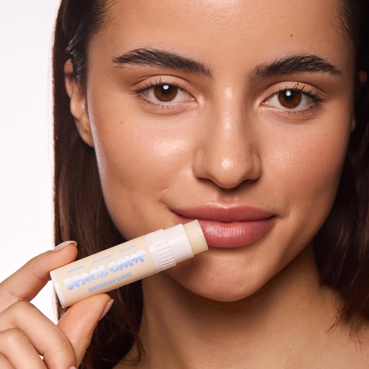 Space Camp Wellness Jumbo Lip Balm - Birthday Cake Organic Flavored Balm (2 Pack)