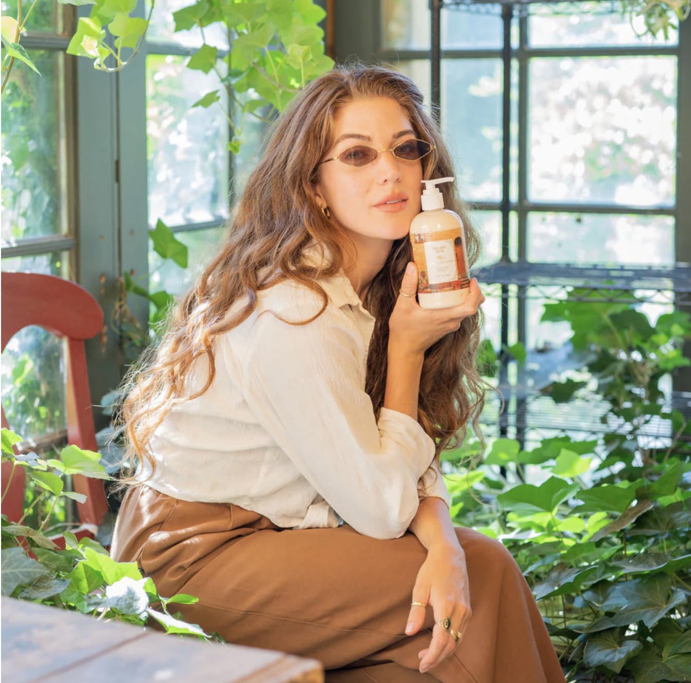 Camille Beckman Essentials Gift Basket, Tuscan Honey, Glycerine Hand Therapy 6 oz, Silky Body Cream 13 oz, Hand and Shower Cleansing Gel 13 oz, Glycerine Soap 3.5 oz