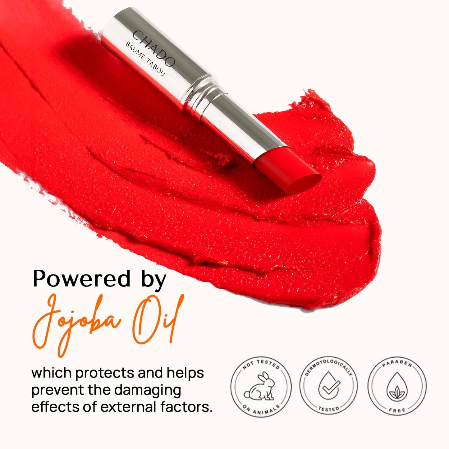 Cosmetics Baume Tabou Tinted Lip Balm, Red