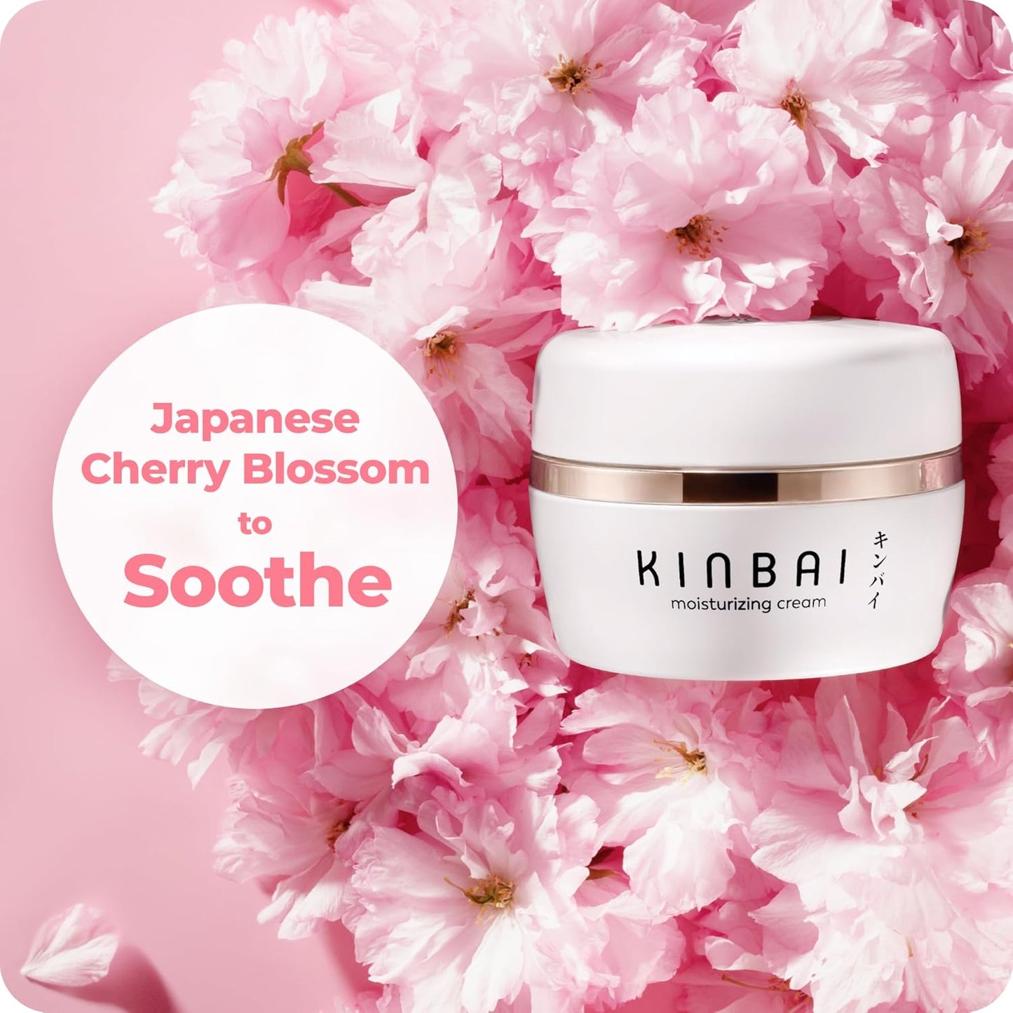 Moisturizer - Hydrating Face Cream for Dry Skin - Lightweight, Silky Texture - Collagen Boosting Peptides - Made in Japan - Wildflower Fragrance