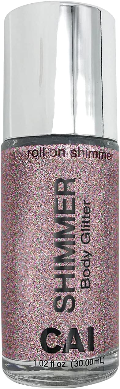 Face, Body & Hair Glitter Gel – Halloween Glitter for Kids and Women – 3 Oz Cosmetic-Grade Gel w/Moon & Stars for Festivals & Halloween Party, Easy Apply & Wash Off - Rose/Stardust Pink 2Pack