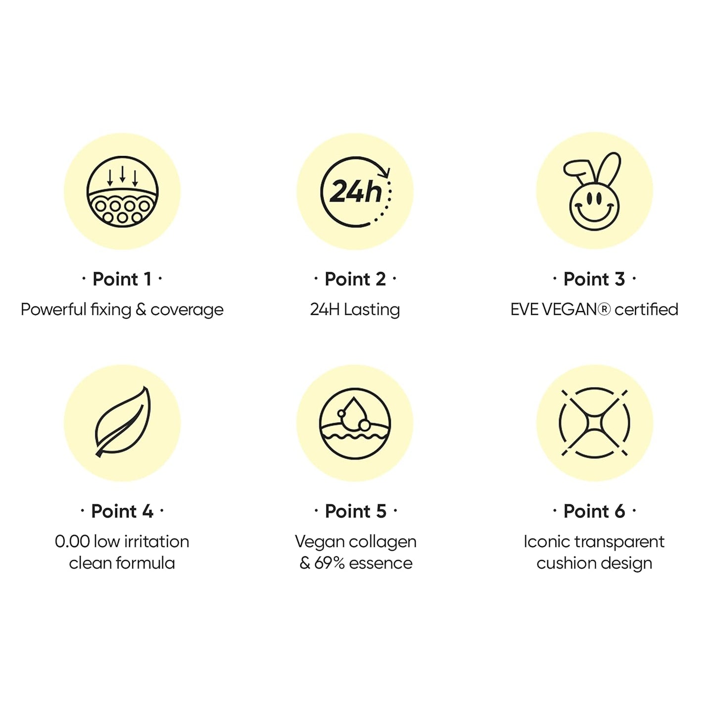 Meta Fixing Cushion Foundation 01 BOSONG | clear beige pink | Matte, dewy, glow, long-lasting, double coverage, clean beauty, lightweight, natural look, foundation for sensitive skin,hydrating cushion