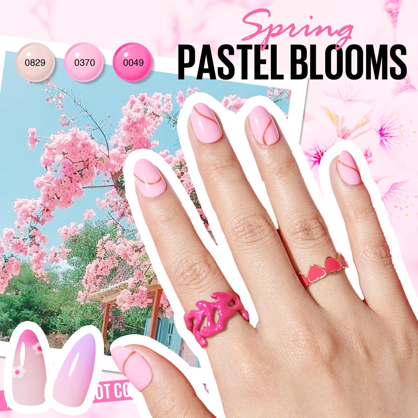 MEFA 42 Colors Gel Nail Polish Kit with U V Light, 59 Pcs All Seasons Collection Colorful Gel Polish Essential Set with 5 Psc Matte/Glossy Base Top Coat, Salon Gifts for Women