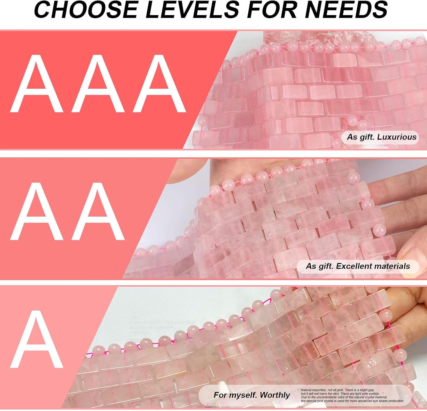 Rose Quartz Eye Mask Cooling Crystal Eye Mask for Headache Relief and Sinusitis Alleviation