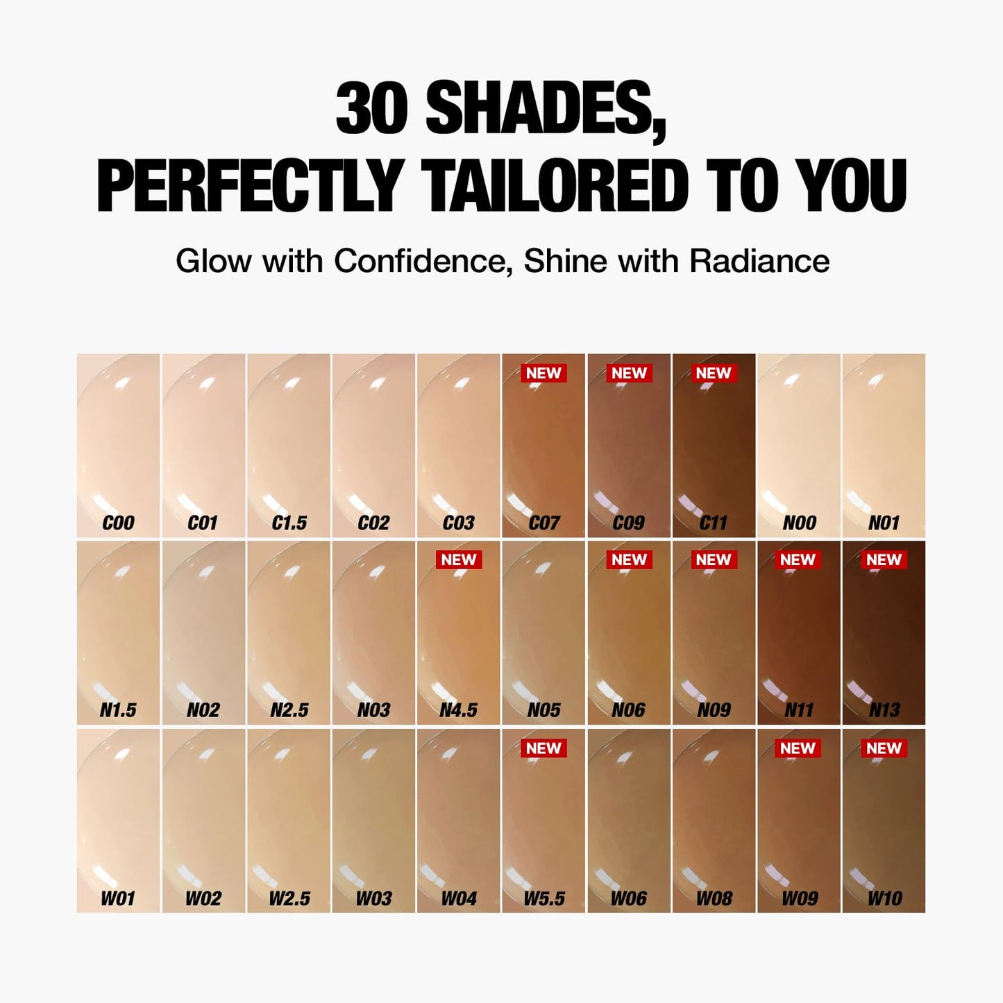 TFIT Radiance Fit Serum Foundation - Flawless Coverage, Dewy finish, Long-lasting, Lightweight, Korean Makeup,1.05 Oz. (N00 Cream, 1.05 Oz.)