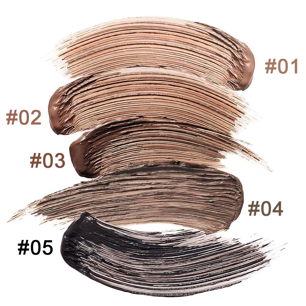 Kaely Eyebrow Gel Waterproof,Longwear Tinted Eye Brow Mascara,Eyebrow Color Makeup kit,maquillaje gel para cejas a prueba de agua,Long Lasting Eyebrows Vegan cosmetics,05 Brunette