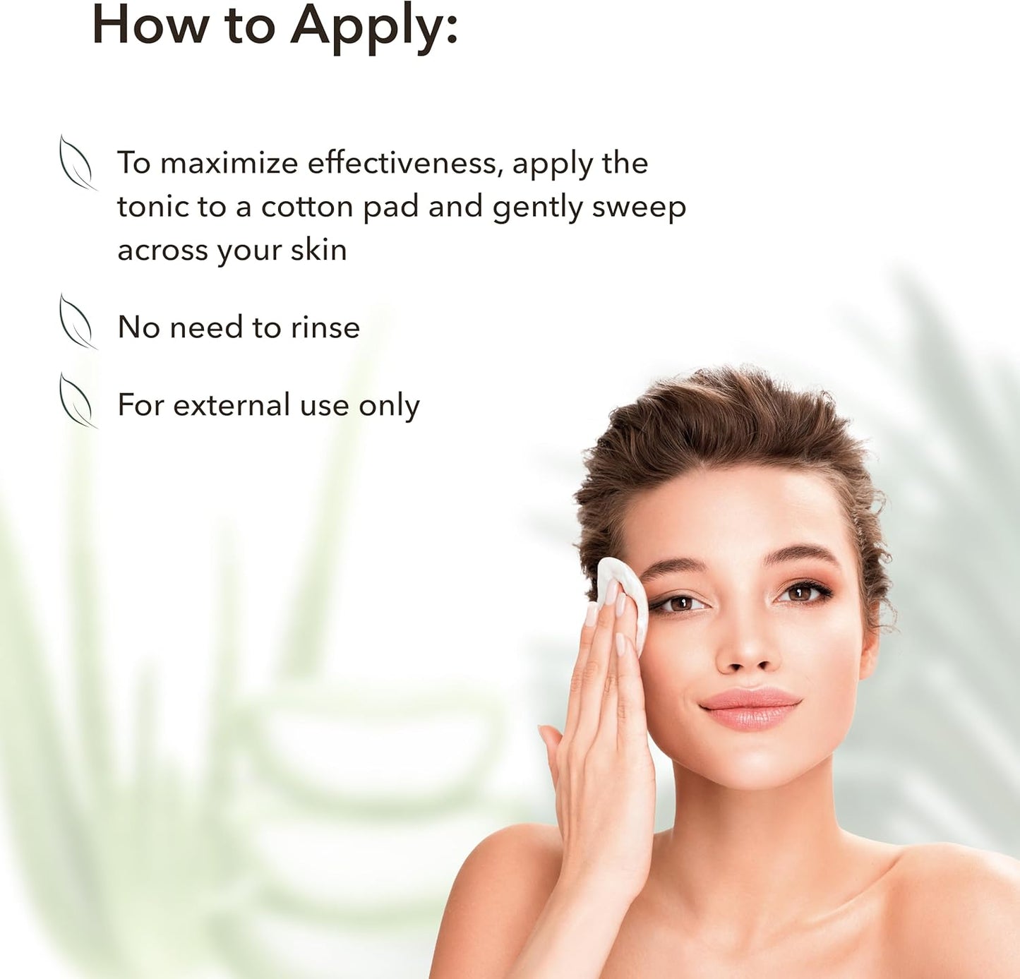 Organic Aloe Vera Facial Toner - 98% Natural Ingredients - Intense Hydration, Hyaluronic Acid, 98% Natural, Vegan - Deep Moisture, Refreshes, and Revitalizes The Skin - 8.5 Fl Oz / 250ml