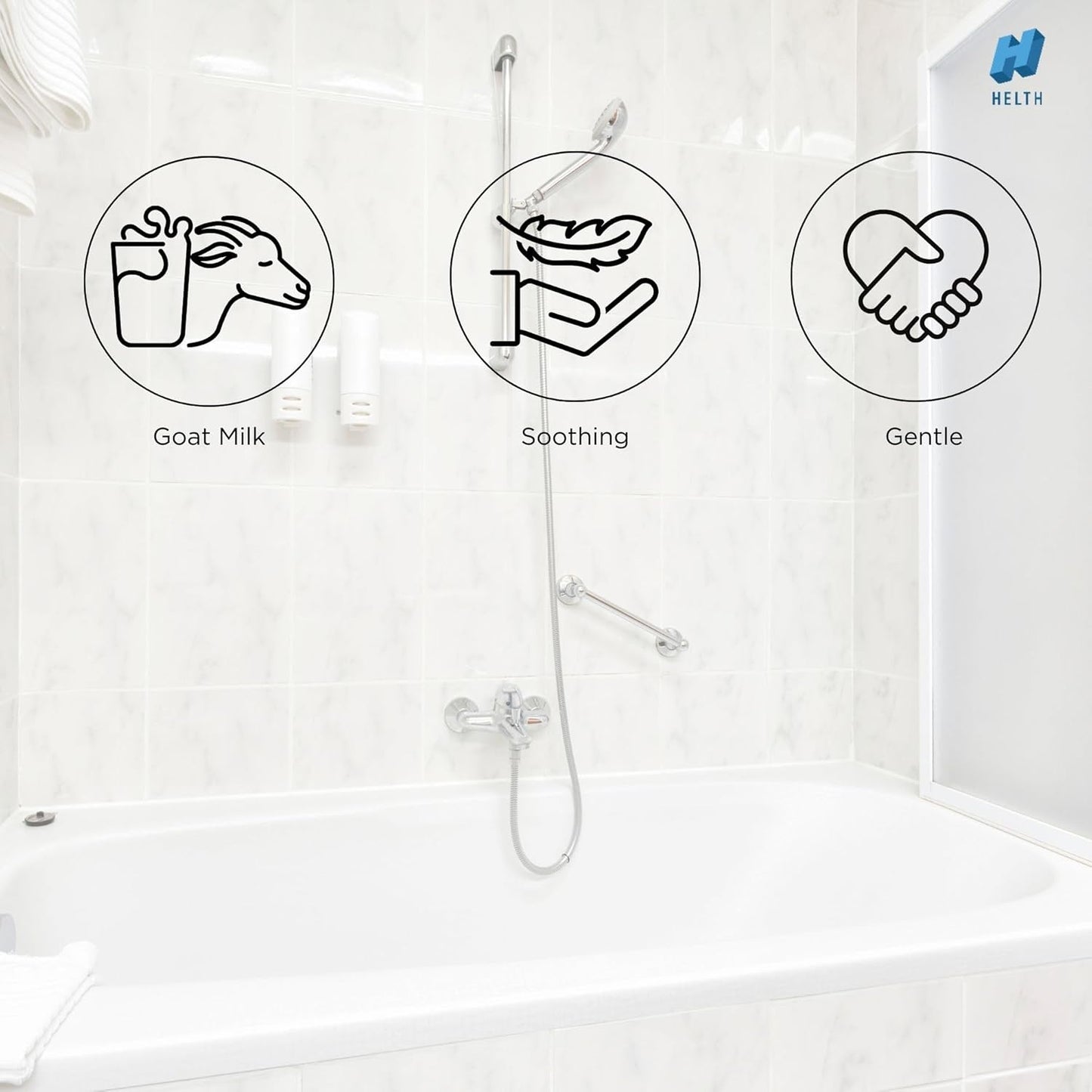 Spa Kit Birthday Box with Loofah Body Brush Fruit and Citrus Goat Milk Soap