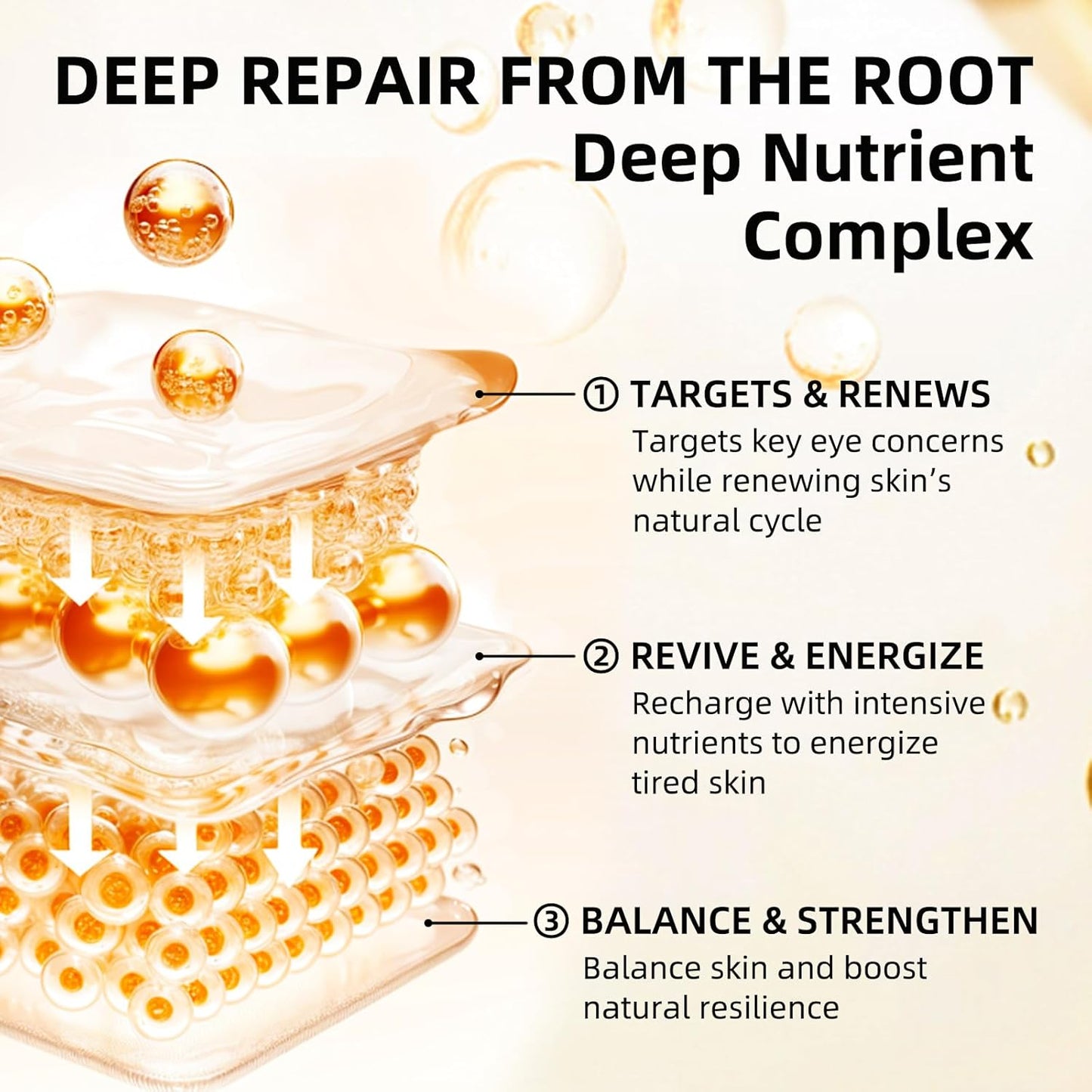 Under Eye Patches with Vitamin C & Caffeine 30 Pairs for Dark Circles, Fine Lines and Puffiness, with Niacinamide Hydra-Gel Collagen, Skin Care for Men & Women