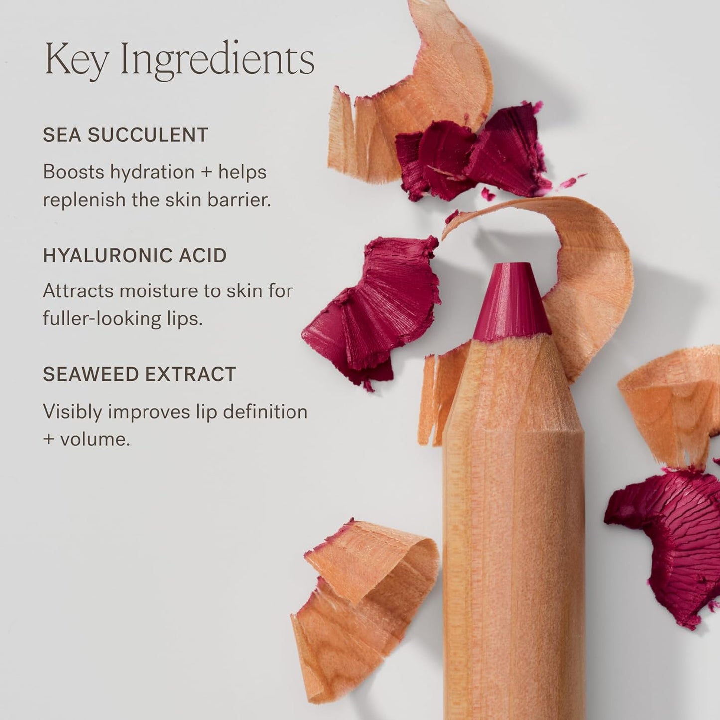 ILIA - Lip Sketch Hydrating Crayon | Hydrate, Plump, Smooth, Strengthen | Long Lasting up to 12-Hours, Bleed-Resistant, Soft-Matte | Barrier-Building, Non-Toxic, Cruelty-Free (Case Study)