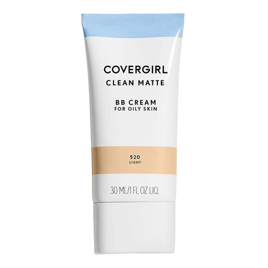 COVERGIRL - Clean Matte BB Cream, Oil-Free, Long-Lasting, Sensitive Skin, Lightweight, 100% Cruelty-Free