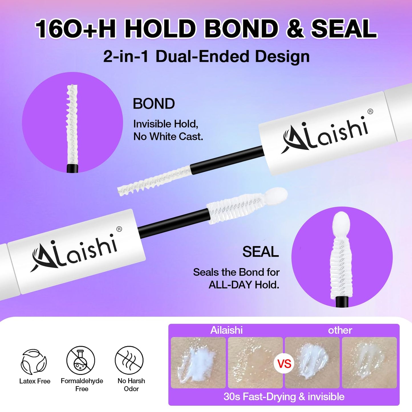 Wispy False Eyelashes Kit With Bond, Seal and Tweezer, 7 Pairs Natural Look Fake Cat Eye Lashes Strips Thin Band Extensions Waterproof Easy Eyelashes for Beginners RQ10