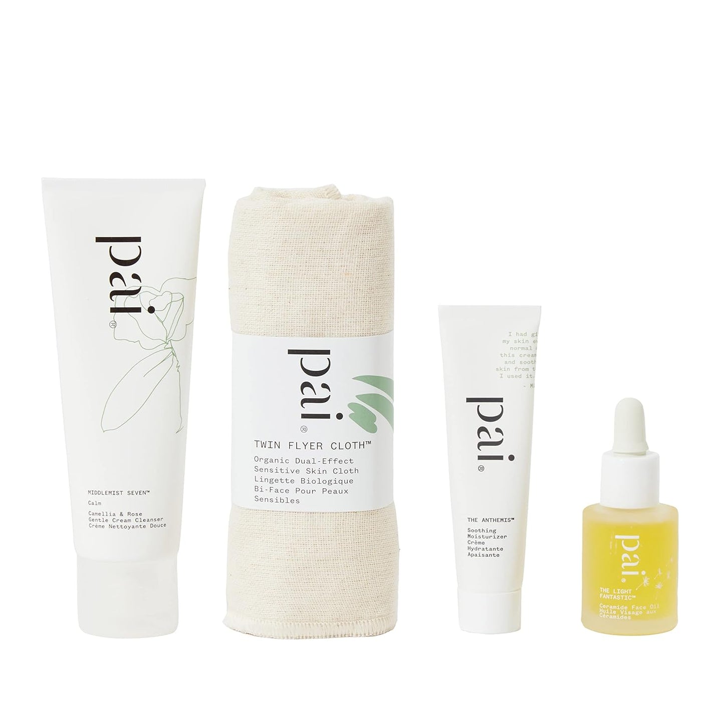 Pai Skincare - Organic 3-Step Calm It Kit For A Soothed Complexion | Natural, Vegan, Sensitive Skincare