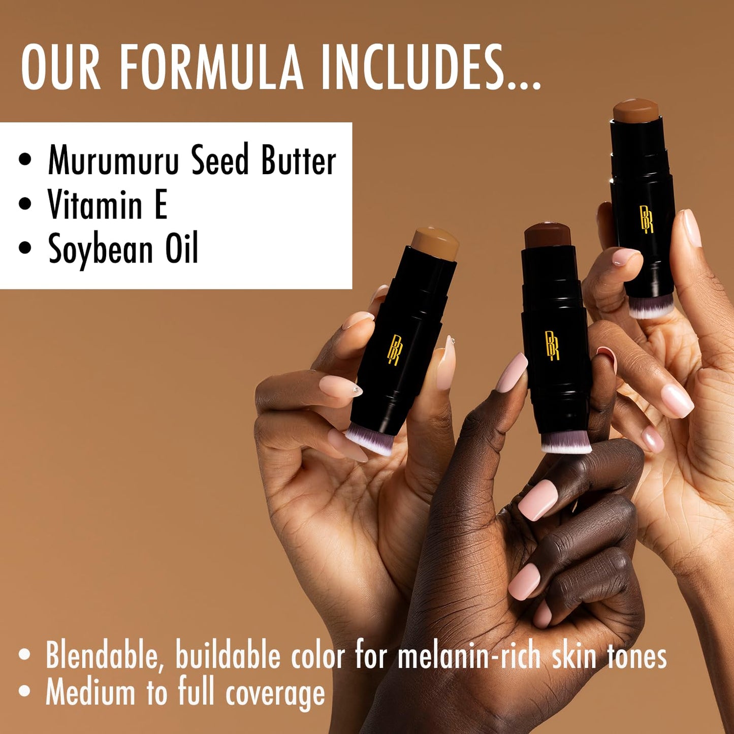 Black Radiance Color Perfect Foundation Stick, Beautiful Bronze