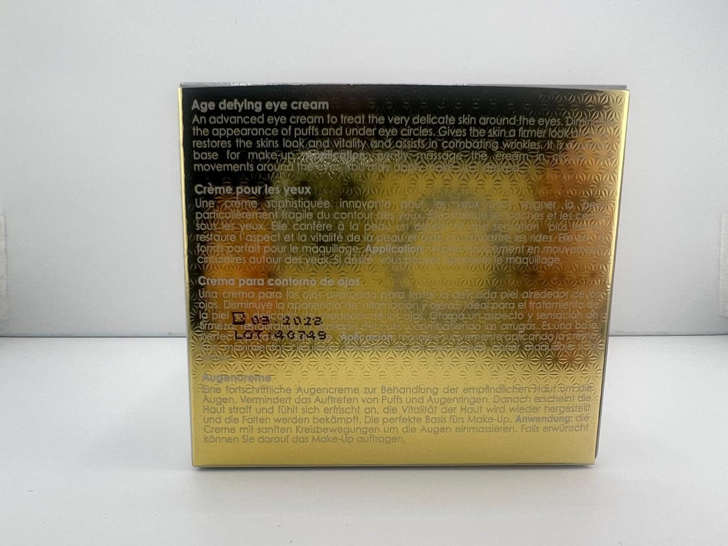 Premier Dead Sea Eye Cream, Age defying, Helps minimize wrinkles, Dark circles, sagging skin, Reduce bags, vitamin A & E, hyaluronic acid, anti-aging, Hypoallergenic, classic collection 1.2fl oz