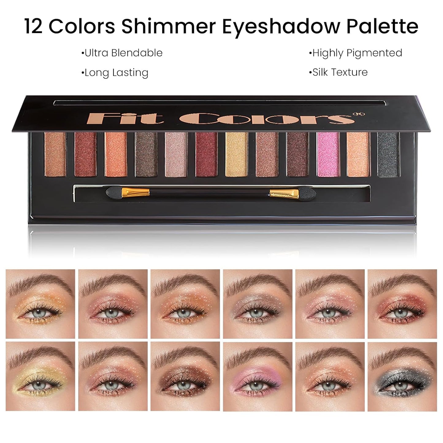 Makeup Kit for Girls Teens, Travel Makeup Kit, Facial Makeup Full Kit, Makeup Present Set for Beginners & Professionals, Cosmetic Bag Include Pigmented Blendable Eyeshadow Palette, concealer