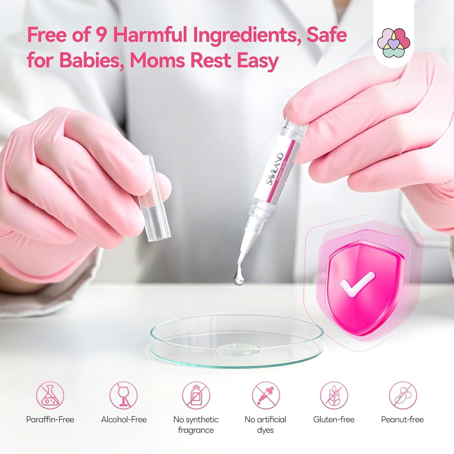 SAVILAND Cuticle Oil Pen for Kids: Plant-Based Nail Oil Pen 8-Hour Long-Lasting Nourishment 2-Hour Soften Tough Hangnails Child-friendly Cuticle Oil for Nails Gentle Nail Care for Kids 3-8 (Glamkids)