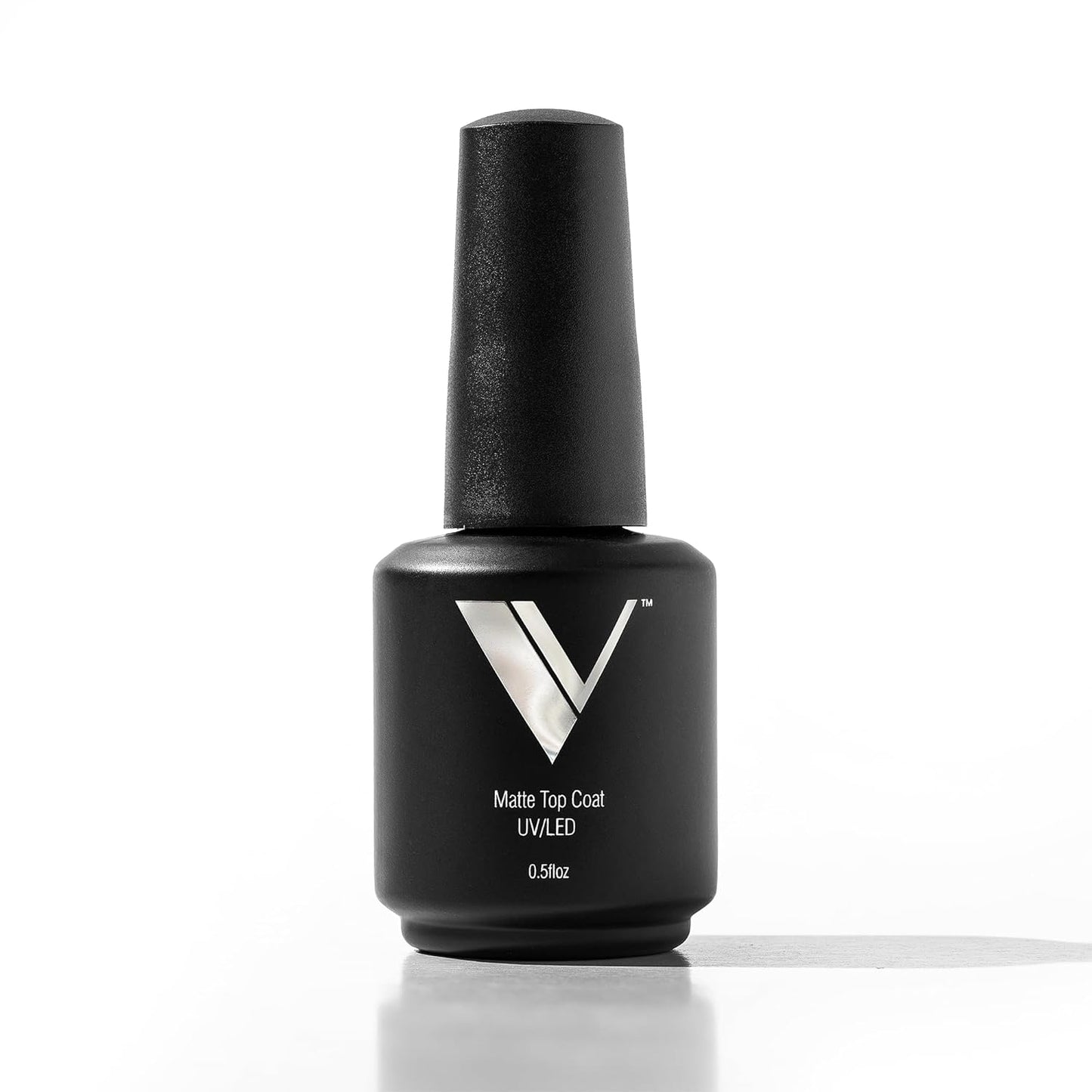V Beauty Pure Non-Wipe Gel Top Coat Nail Polish (Matte) - Long-Lasting No Chip Nail Polish Topcoat with Matte Finish for Stronger Nail Beds - Led & UV Light Gel Polish for Pedicures & Manicures, 15 ml