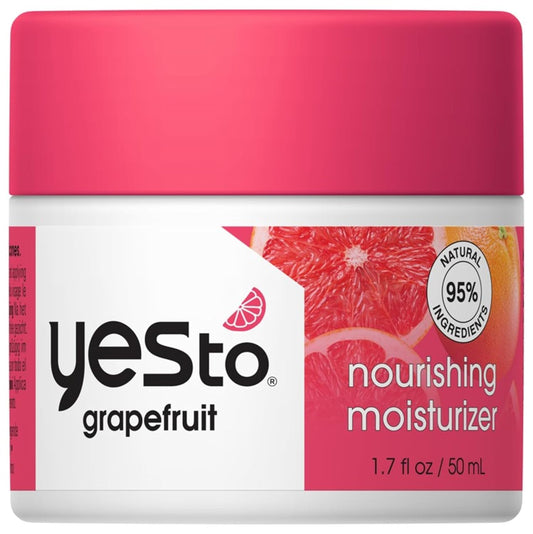 Yes To Grapefruit Nourishing Moisturizer, Renewing Formula That Seals In Moisture & Enhances Glow, Hydrates Brightens & Renews, With Vitamin C & Antioxidants, Natural, Vegan & Cruelty Free, 1.7 Fl Oz