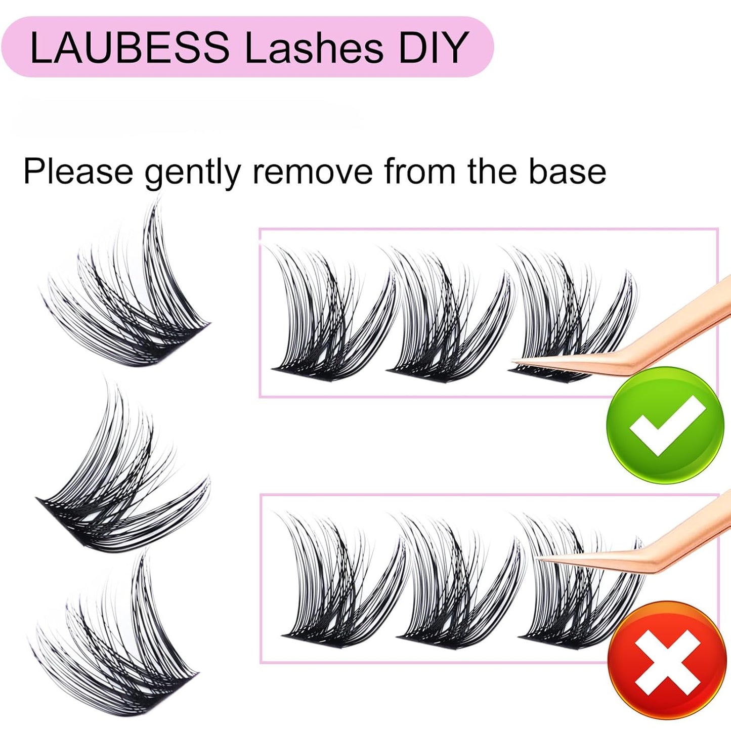Lash Clusters 9-16mm Individual Lashes Wispy Cluster Lashes Mixed Length Reusable Eyelash Clusters DIY Eyelash Extension Individual Lash Extension Supplies (02-0.07C, 9-16mm)