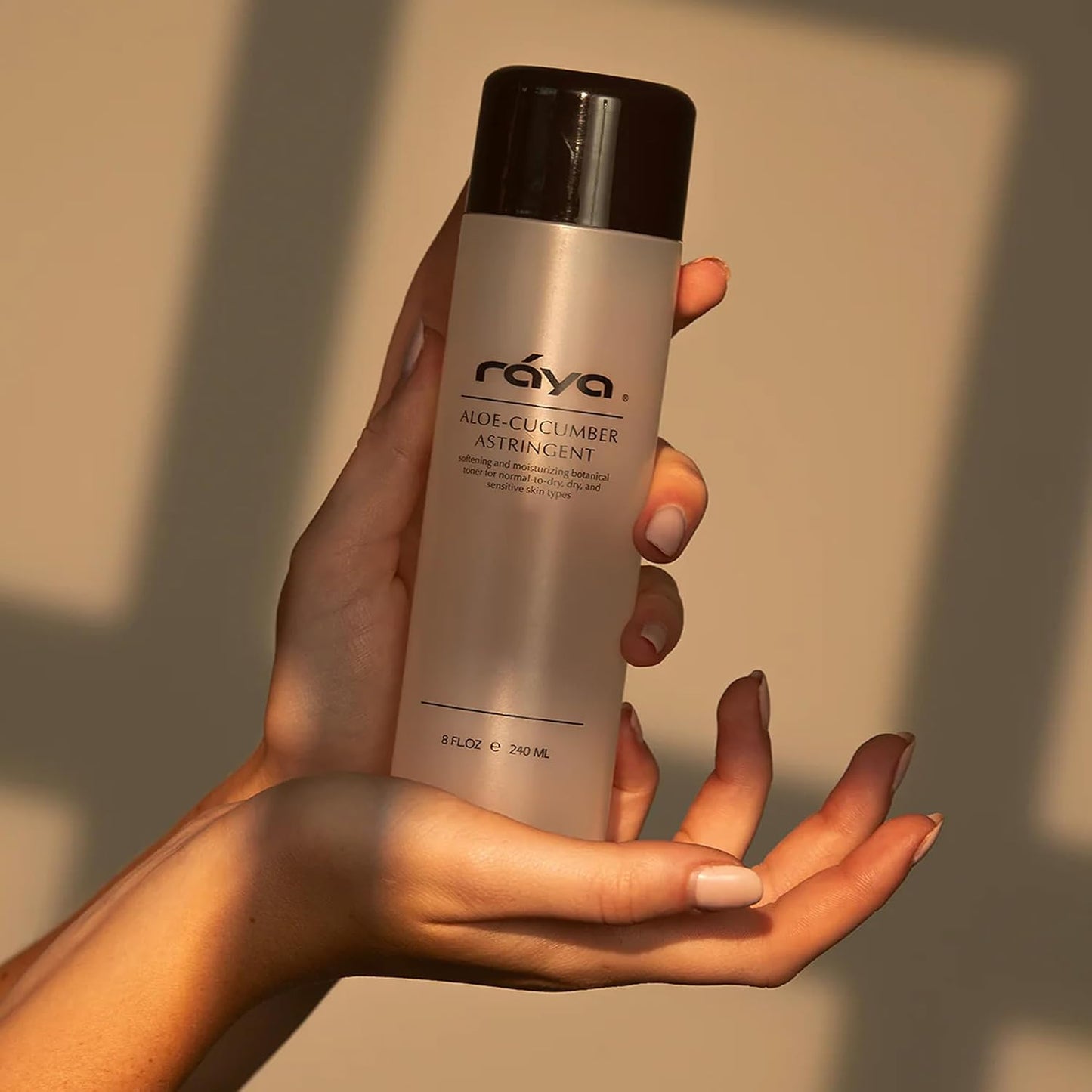 Raya Aloe Cucumber Astringent (202), Facial Toner for Dry and Sensitive Skin - Refreshing, Hydrating and Calming Formula, Gentle Pore Tightening Skincare, Cruelty, Paraben & Alcohol-Free, 8 fl oz