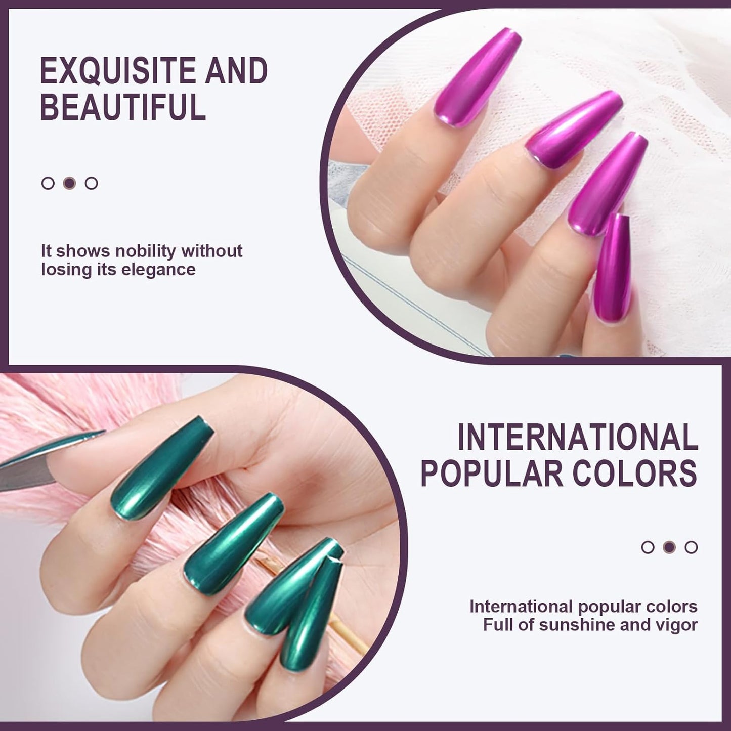 Artdone 16 Jars Chrome Nail Pearl Powder Silver and Gold Mirror Iridescent Aurora Metallic Nail Pigment Pearlescent Mermaid Pigment Pearl Dust Kit, Nail Art Decoration, Acrylic Resin Craft