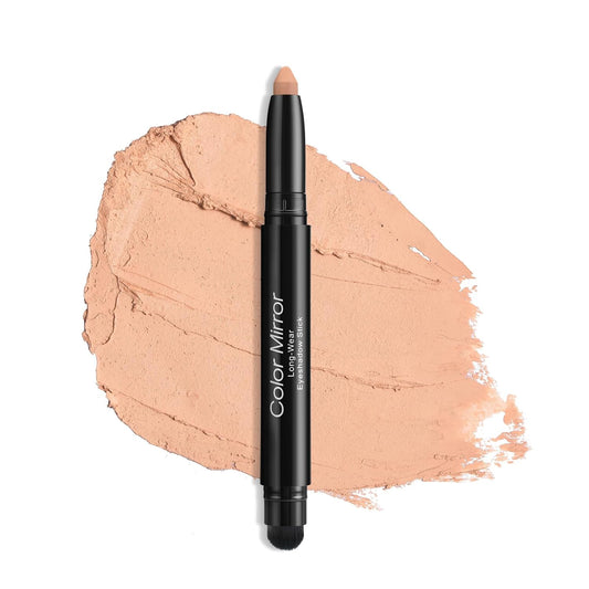 Longwear Cream Eye Shadow Sticks(41 Camel Matte), Smudge-Proof, Waterproof Eyeshadow,Silky Formula Glitter With Makeup Brush,Nude Eyeshadow Stick