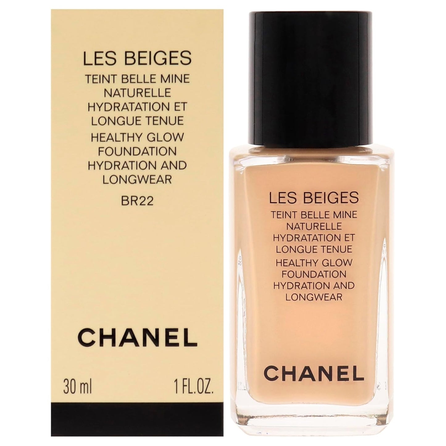 Les Beiges Healthy Glow Foundation - BR22 by Chanel for Women - 1 oz Foundation