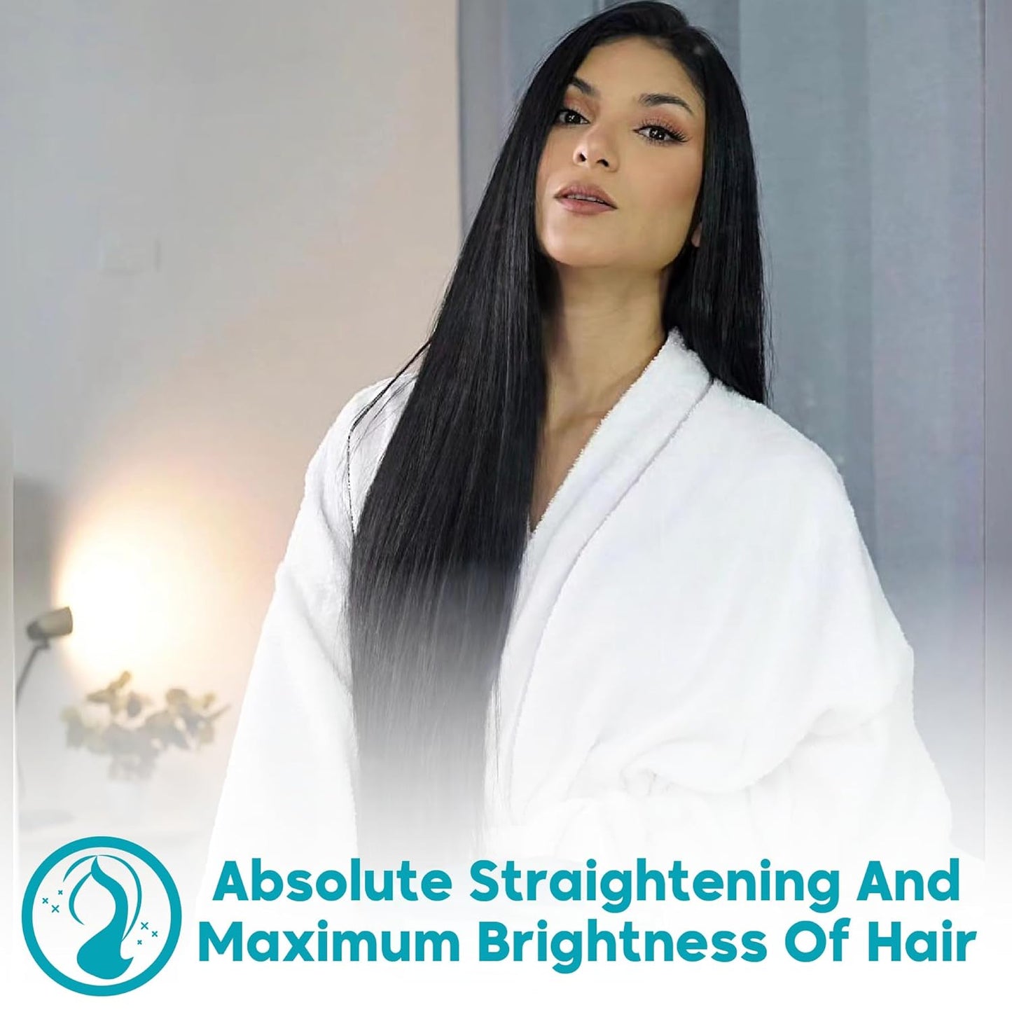 Amazonliss Keratin Hair Treatment Set 8.45 Fl Oz - Natural Ingredients ACAI, Smooths, Softens, Moisturizes, Adds Shine, Reduces Frizz. Ideal for Dry and Damaged Frizzy Hair.