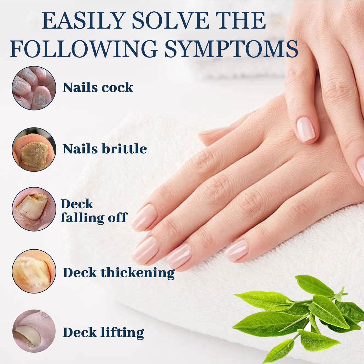 Nail Strengthener Spray for Stronger Nails | Quick-Dry Moisturizer with Lavender & Tea Tree Oils | Non-Greasy Formula to Prevent Brittleness | Unisex Care for Hands & Feet - 1 Fl Oz (3)