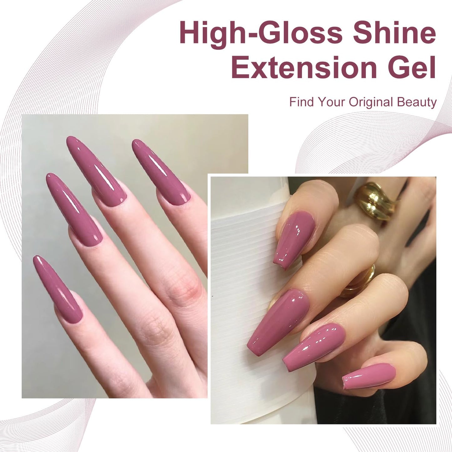 Major Dijit Quick Dry Nail Polish Dark Pink Summer Nail Lacquer for Nail Art Regular Nail Polish 0.41 fl oz.