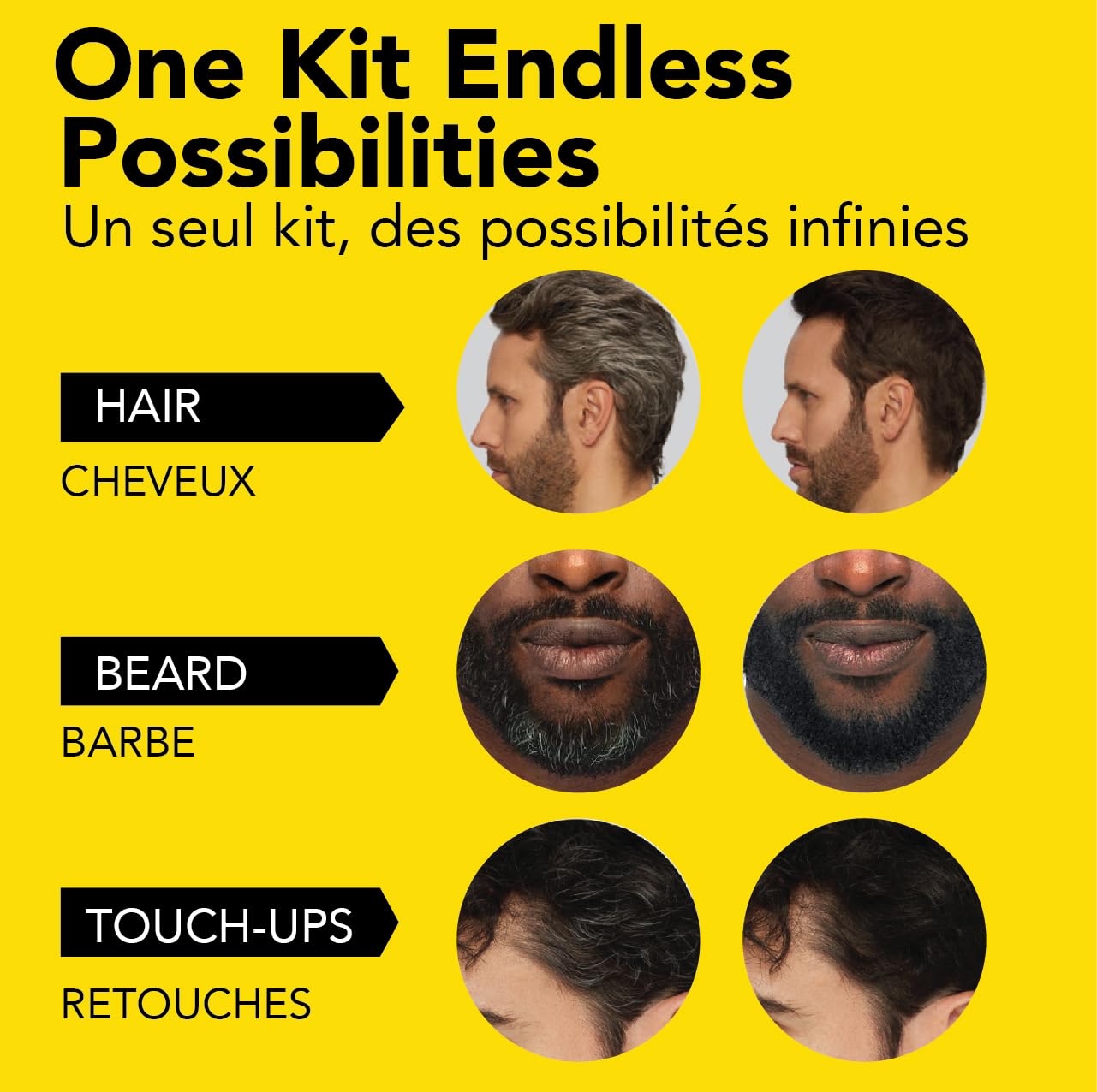 Cleverman Dark Blond Hair & Beard Dye for Men, All-in-One Reusable Kit - Mens Color For Natural-Looking Gray Coverage, Professional-Quality and Ammonia-Free for Hair, Beard & Gray Mustache